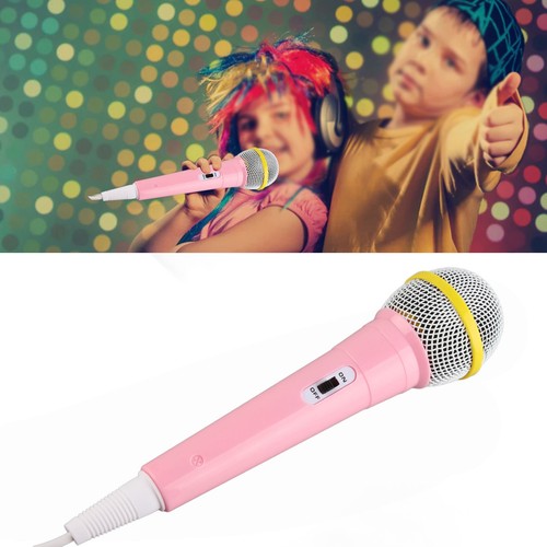 Kids wired mic 5mm pink - kids,
