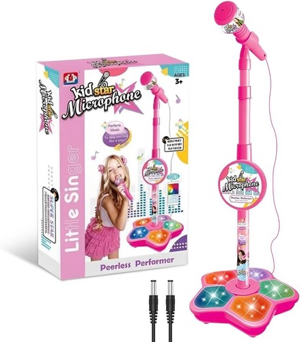 Kids karaoke microphone stand - microphone,