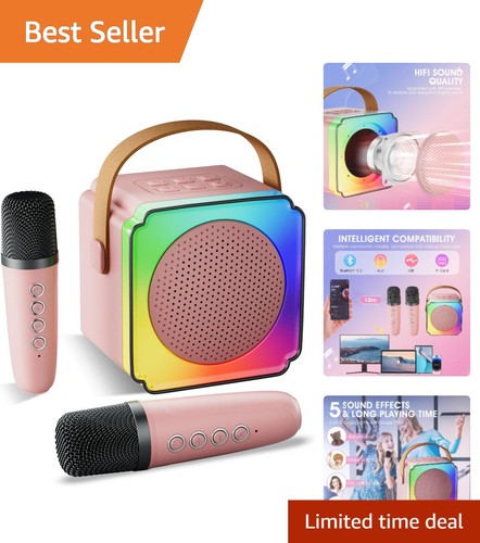 Kids karaoke machine - kids, pink