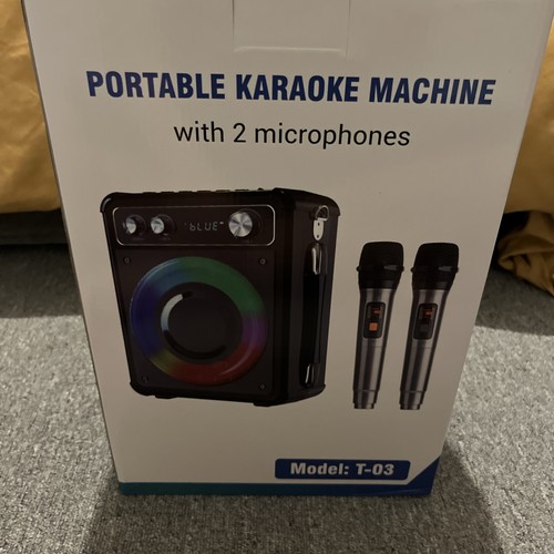 Portable karaoke machine with - machine,